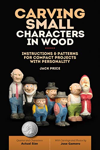 Book cover featuring carved wooden figures of small people and gnomes.
