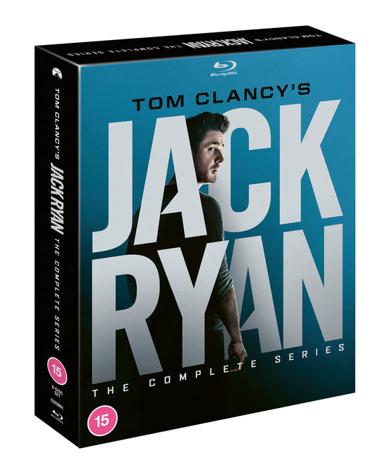 Blu-ray case for "Jack Ryan The Complete Series" featuring John Krasinski.
