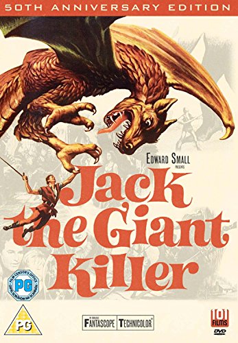 DVD cover art featuring a winged dragon attacking Jack, with the movie title prominently displayed.