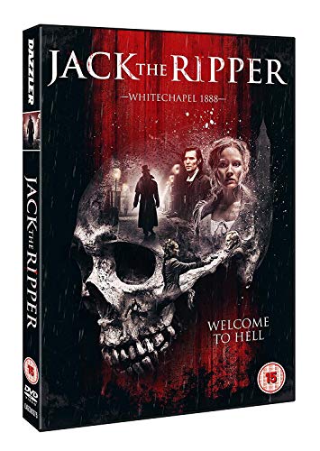 DVD cover art featuring a skull, Victorian figures, and red rain on black background.