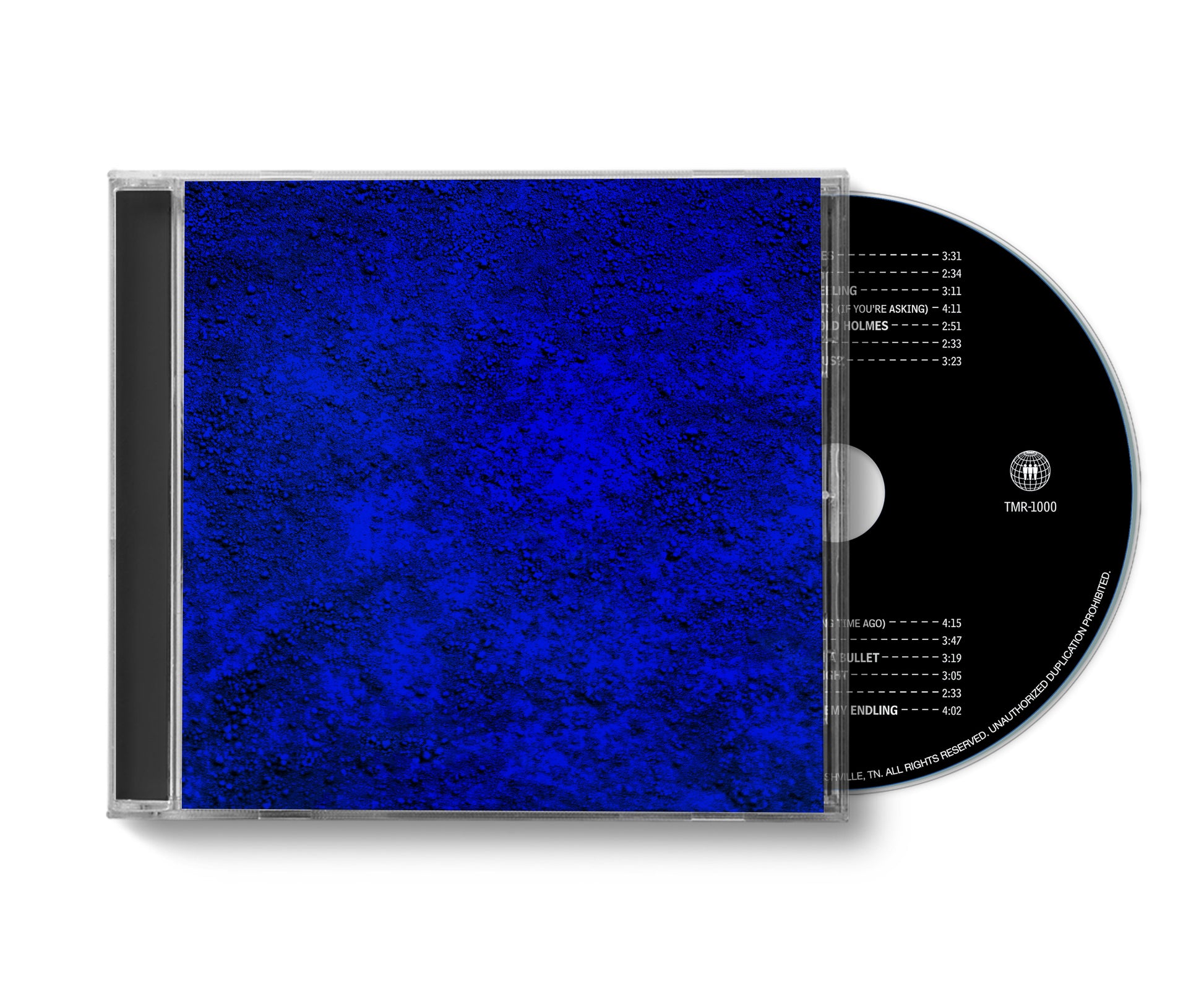 Jack White "No Name" CD in a clear plastic case, blue disc.