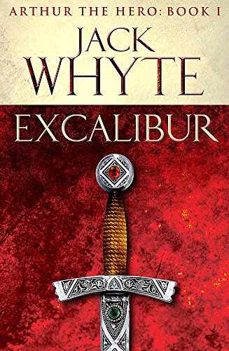 Book cover: “Excalibur” with a red background and sword image.