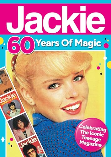 Jackie magazine cover featuring a smiling woman with 80s hairstyle.