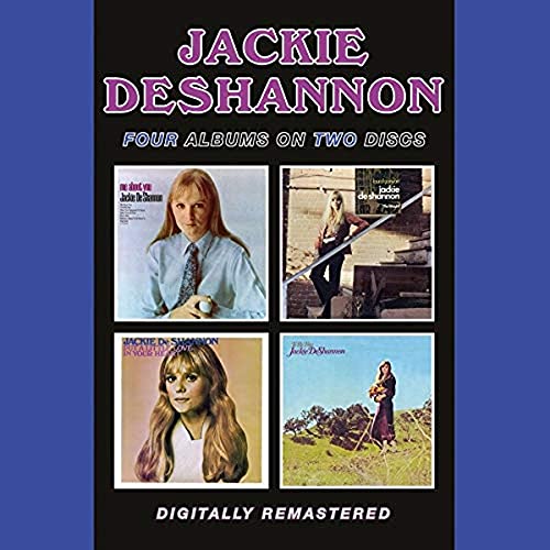 CD cover showing Jackie DeShannon with four album covers on a black background.