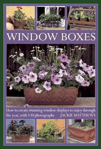 Book cover featuring a terracotta window box overflowing with purple and white flowers.