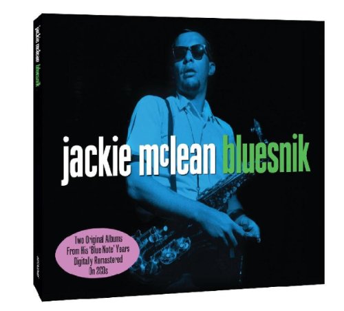 Jackie McLean “Bluesnik” CD cover featuring a portrait of the musician.