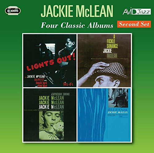 CD cover featuring Jackie McLean and album artwork in a four-panel grid.