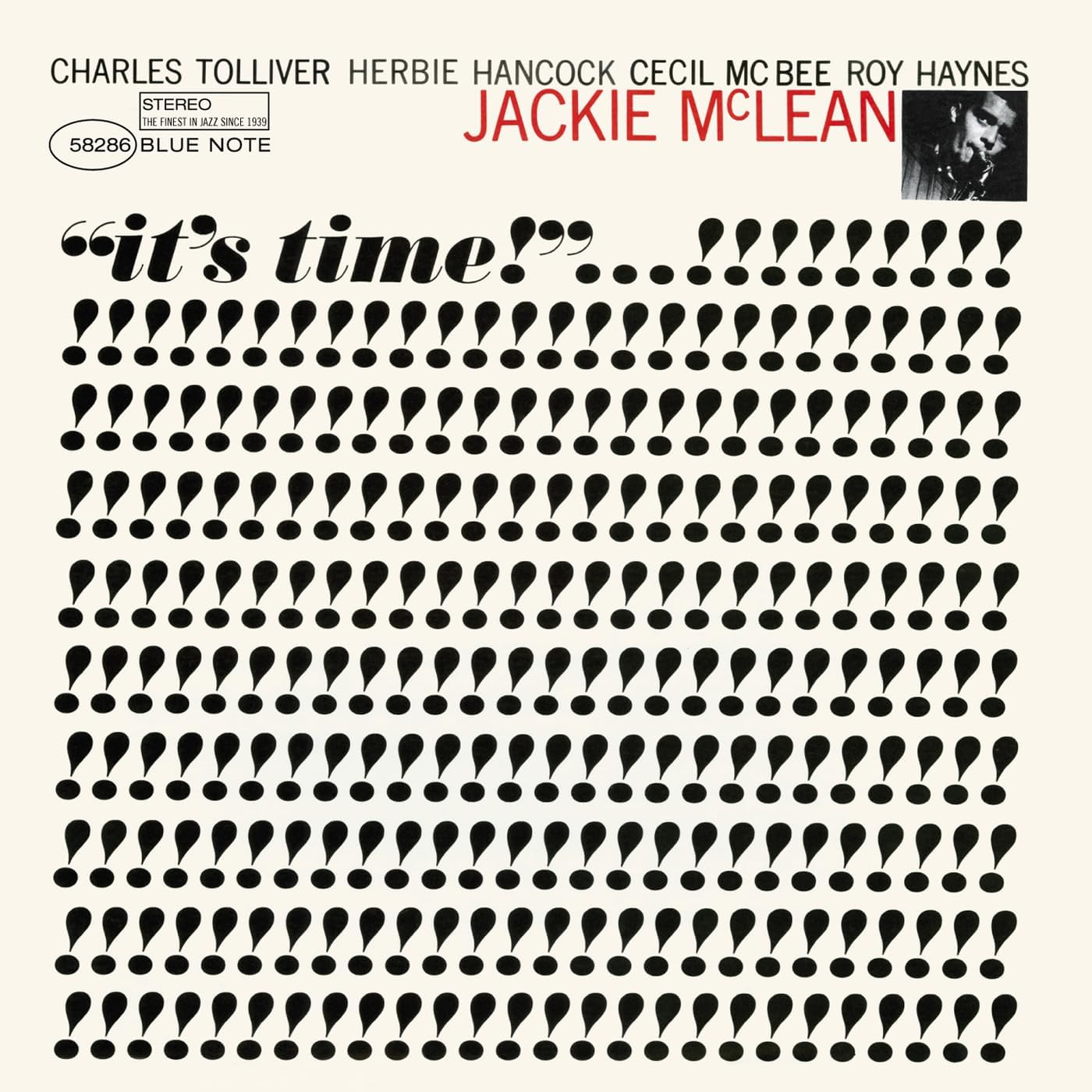 Jackie McLean album cover in jewel case, CD visible within.