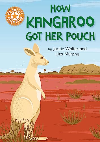 Book cover: illustrated kangaroo in an Australian outback landscape.