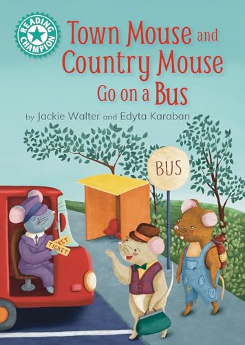 Book cover: two mice and a bus stop with anthropomorphic mice.
