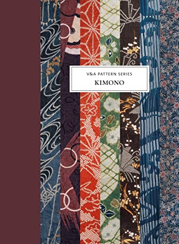 Book cover featuring colorful, patterned kimono fabric designs.