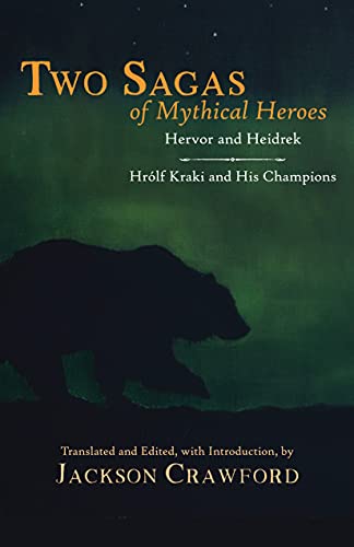 Book cover showing a silhouette of a bear against a dark green aurora background.