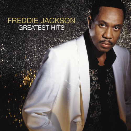 Freddie Jackson’s “Greatest Hits” CD cover with his portrait.