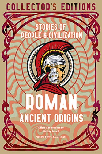 Book cover featuring a Roman soldier illustration inside an ornate, decorative red frame.