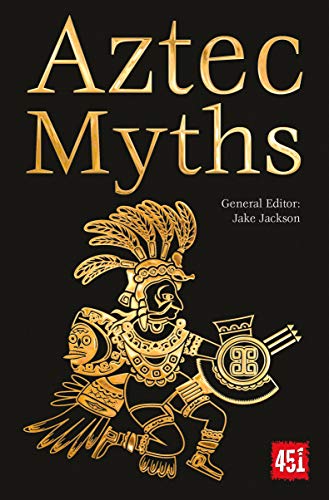 Black book cover with gold text and a gold Aztec warrior illustration.