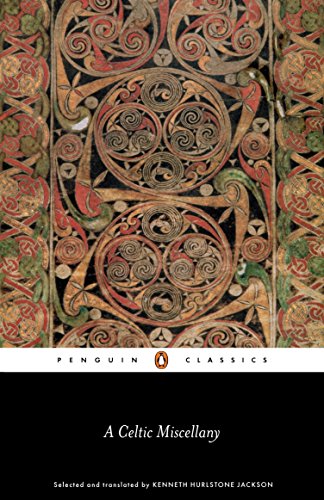 Book cover featuring intricate Celtic knotwork in red, gold, and green.