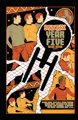 Star Trek: Year Five Deluxe Edition, Book Two cover with characters.