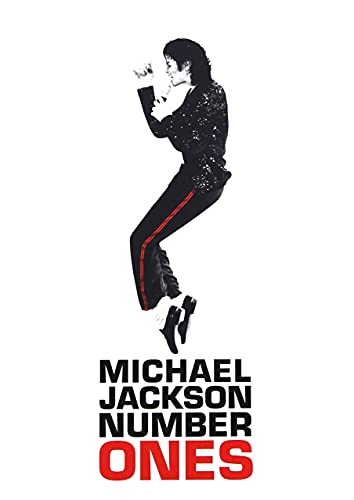 Michael Jackson dancing on a white background with the text Michael Jackson Number Ones.