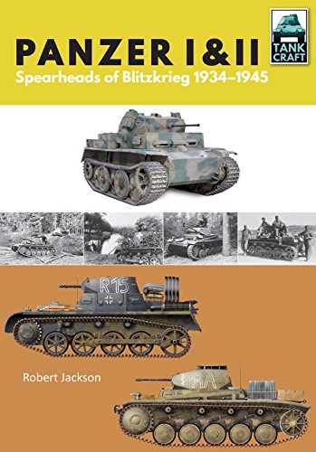 Book cover featuring Panzer I and II tanks, with historical photographs.