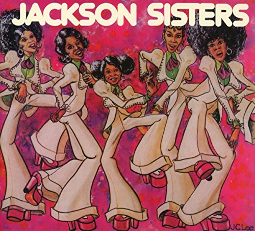 Album cover for The Jackson Sisters, featuring illustrated portraits of the group.