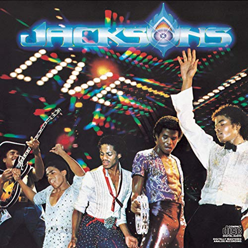The Jacksons “Live” CD cover featuring the band performing on stage.