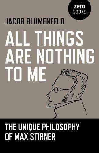 Book cover with title and sketch of a man in profile wearing glasses.