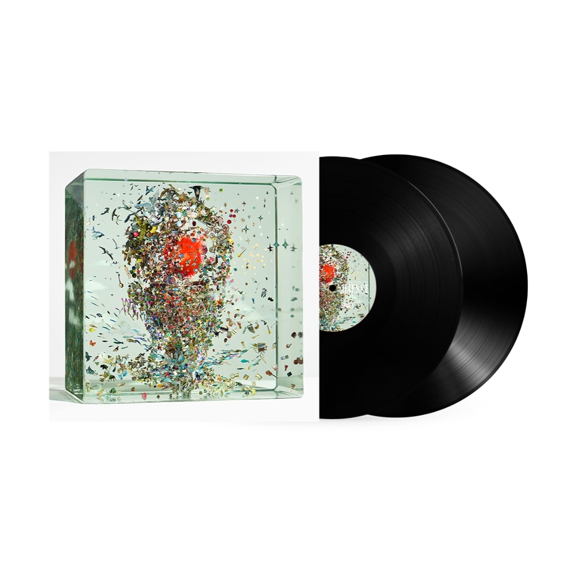 Jacob Collier’s “Djesse Vol. 4 (Deluxe)” vinyl record and colorful case.