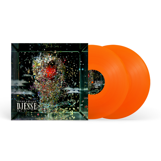 Jacob Collier DJESSE Vol. 4 vinyl record with colorful cover art.
