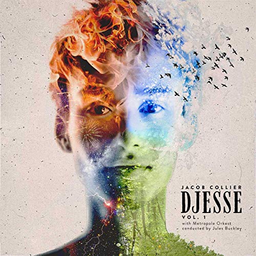 CD cover featuring a split-toned portrait with nature imagery.