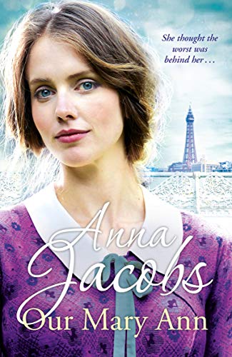 Book cover featuring a woman’s portrait with a seaside tower backdrop.