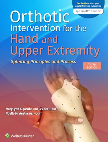 Book cover: "Orthotic Intervention" with a hand in a beige splint.