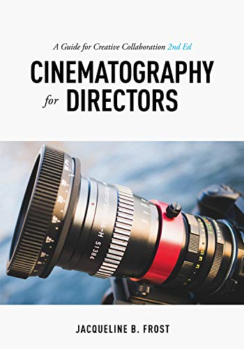 Book cover: "Cinematography for Directors" with a camera lens image.