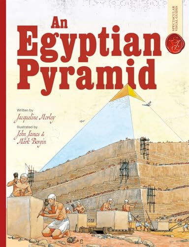 Book cover depicting an illustrated Egyptian pyramid under construction.
