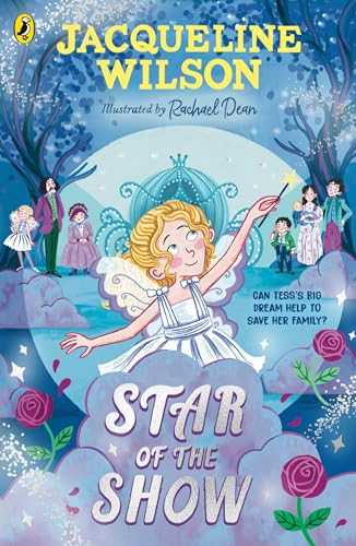 Book cover: girl in fairy costume with family in background.