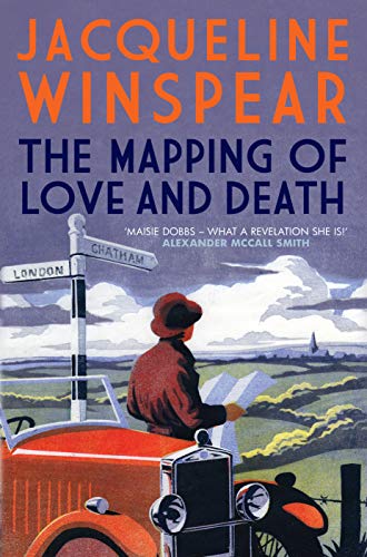 Book cover: woman with map, vintage car, and directional signs.