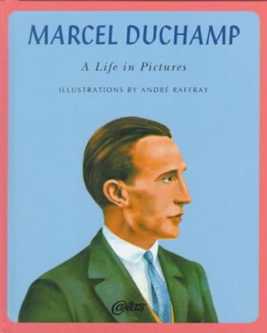 Book cover featuring a portrait of Marcel Duchamp in profile.