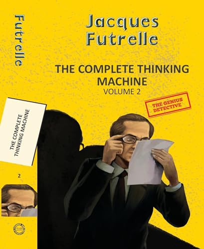 Book cover: "The Complete Thinking Machine Vol 2" with a detective portrait.