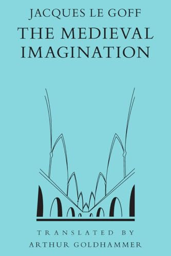 Book cover: “The Medieval Imagination” with gothic arch illustration.