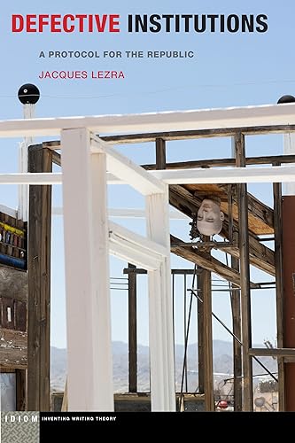 Book cover: "Defective Institutions" with image of a dilapidated building.