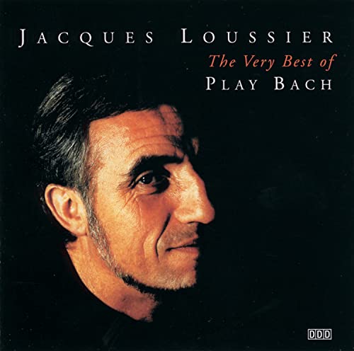 CD cover featuring a portrait of Jacques Loussier in profile.