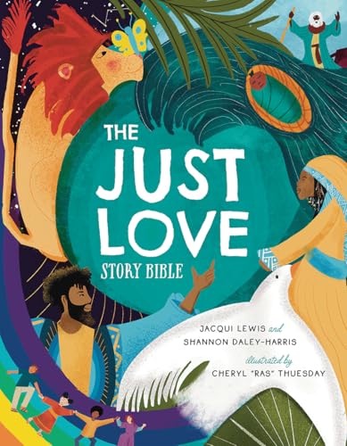 Book cover with colorful illustrations of people, animals, and religious scenes.