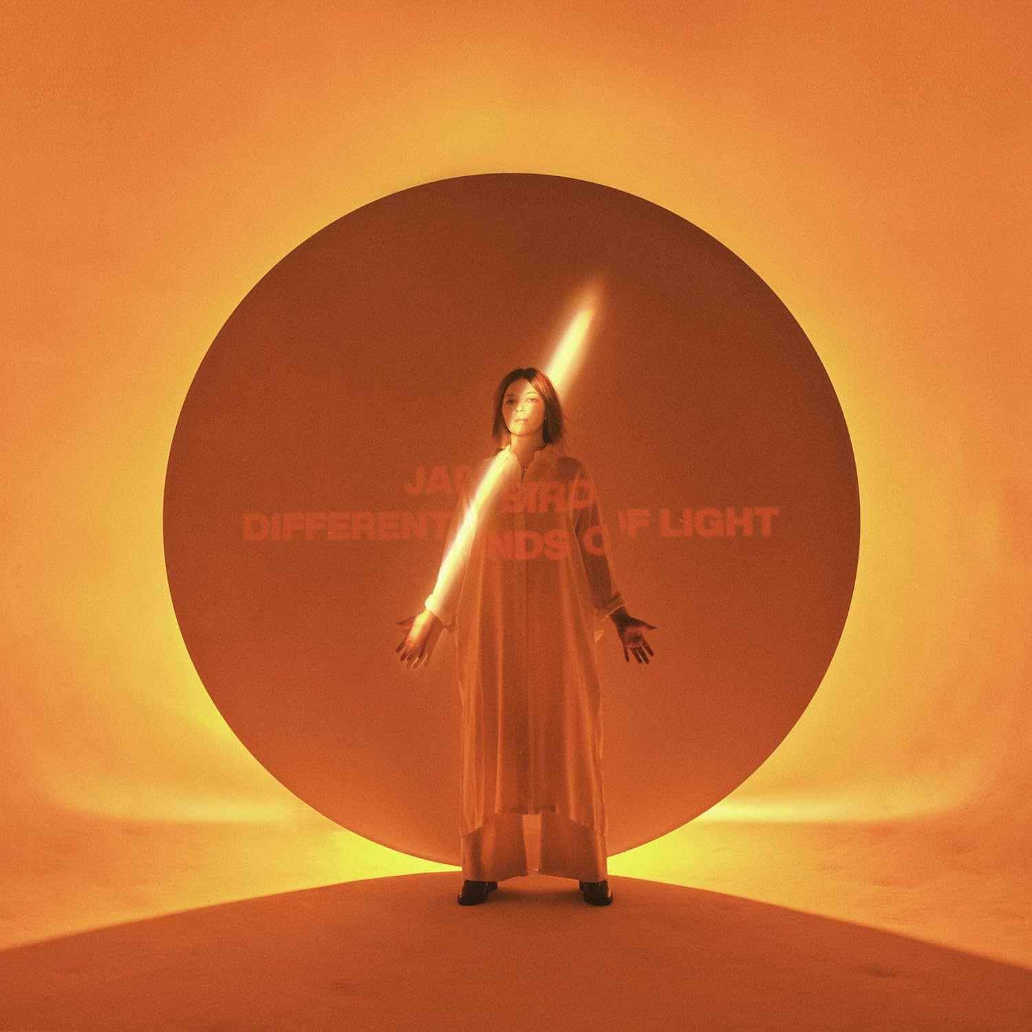 Vinyl record cover featuring a portrait of Jade Bird against a light blue background.