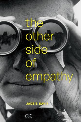Book cover: face with binoculars focused on a blurred city scene.