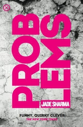 Book cover with large pink text reading "PROBLEMS" on a cracked background.