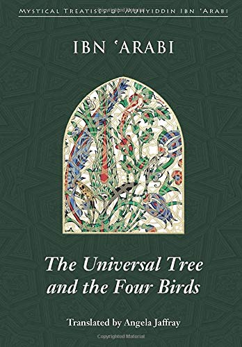 Book cover featuring an arched, ornate illustration of a tree and birds.