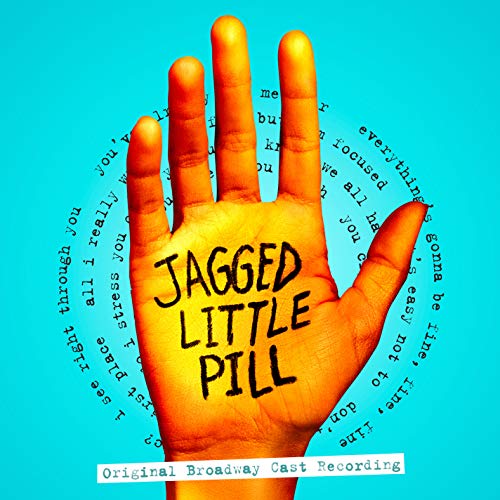 CD cover for “Jagged Little Pill” featuring a hand with text.