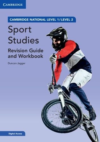 Cambridge National Sport Studies revision guide cover with cyclist image.