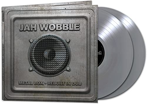 Jah Wobble “Metal Box” vinyl record with metallic-grey discs and cover.