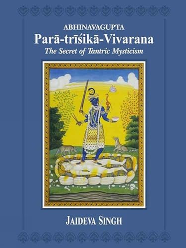 Book cover featuring a colorful Indian painting of a deity and landscape.