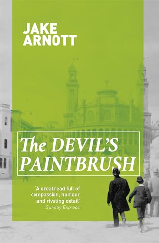 Book cover: green background, historic building, two figures walking away.